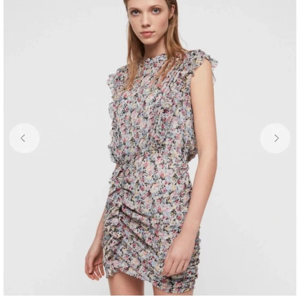 All Saints Size 4 Floral Dress!!